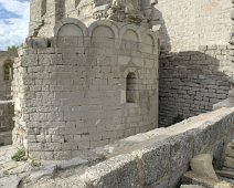 Vestiges du clocher de la chapelle romane